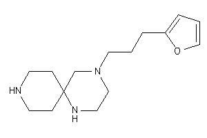 4-[3-(2-furyl)propyl]-1,4,9-triazaspiro[5.5]undecane