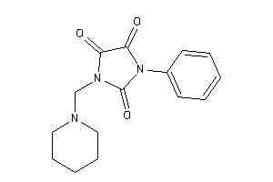 1-phenyl-3-(piperidinomethyl)imidazolidine-2,4,5-trione