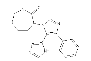 3-[5-(1H-imidazol-5-yl)-4-phenyl-imidazol-1-yl]azepan-2-one