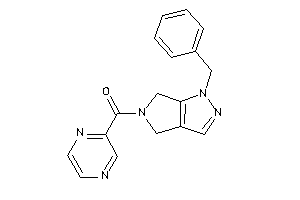 (1-benzyl-4,6-dihydropyrrolo[3,4-c]pyrazol-5-yl)-pyrazin-2-yl-methanone