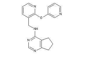 6,7-dihydro-5H-cyclopenta[d]pyrimidin-4-yl-[[2-(3-pyridyloxy)-3-pyridyl]methyl]amine