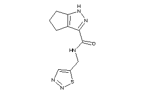 N-(thiadiazol-5-ylmethyl)-1,4,5,6-tetrahydrocyclopenta[c]pyrazole-3-carboxamide