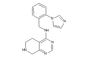 (2-imidazol-1-ylbenzyl)-(5,6,7,8-tetrahydropyrido[3,4-d]pyrimidin-4-yl)amine