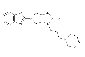 5-(1,3-benzoxazol-2-yl)-3-(3-morpholinopropyl)-3a,4,6,6a-tetrahydropyrrolo[3,4-d]oxazol-2-one