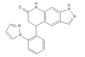 Image of 5-(2-pyrazol-1-ylphenyl)-1,5,6,8-tetrahydropyrazolo[4,3-g]quinolin-7-one
