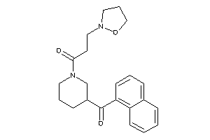 3-isoxazolidin-2-yl-1-[3-(1-naphthoyl)piperidino]propan-1-one