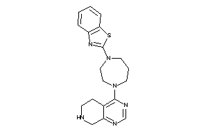 2-[4-(5,6,7,8-tetrahydropyrido[3,4-d]pyrimidin-4-yl)-1,4-diazepan-1-yl]-1,3-benzothiazole