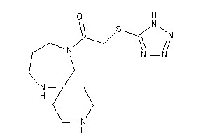 2-(1H-tetrazol-5-ylthio)-1-(3,7,11-triazaspiro[5.6]dodecan-11-yl)ethanone