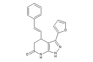 3-(2-furyl)-4-styryl-1,4,5,7-tetrahydropyrazolo[3,4-b]pyridin-6-one