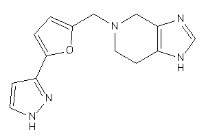 5-[[5-(1H-pyrazol-3-yl)-2-furyl]methyl]-1,4,6,7-tetrahydroimidazo[4,5-c]pyridine