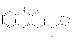 N-[(2-keto-1H-quinolin-3-yl)methyl]cyclobutanecarboxamide