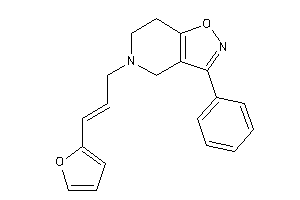 Image of 5-[3-(2-furyl)allyl]-3-phenyl-6,7-dihydro-4H-isoxazolo[4,5-c]pyridine