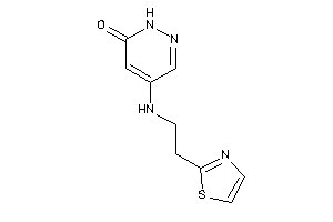 4-(2-thiazol-2-ylethylamino)-1H-pyridazin-6-one