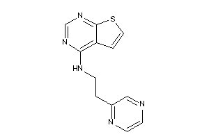 2-pyrazin-2-ylethyl(thieno[2,3-d]pyrimidin-4-yl)amine