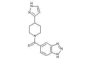 1H-benzotriazol-5-yl-[4-(1H-pyrazol-3-yl)piperidino]methanone