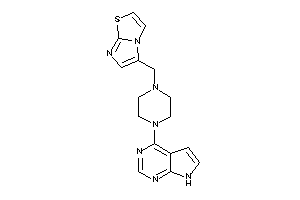 5-[[4-(7H-pyrrolo[2,3-d]pyrimidin-4-yl)piperazino]methyl]imidazo[2,1-b]thiazole