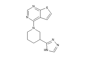 4-[3-(4H-1,2,4-triazol-3-yl)piperidino]thieno[2,3-d]pyrimidine