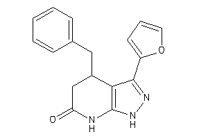 4-benzyl-3-(2-furyl)-1,4,5,7-tetrahydropyrazolo[3,4-b]pyridin-6-one