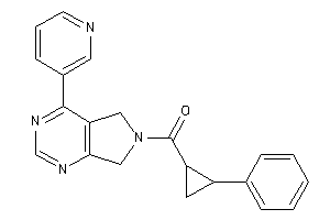 (2-phenylcyclopropyl)-[4-(3-pyridyl)-5,7-dihydropyrrolo[3,4-d]pyrimidin-6-yl]methanone