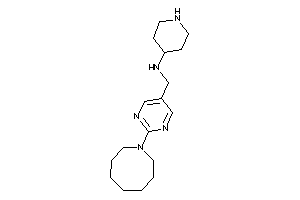 [2-(azocan-1-yl)pyrimidin-5-yl]methyl-(4-piperidyl)amine