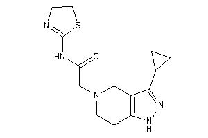 Image of 2-(3-cyclopropyl-1,4,6,7-tetrahydropyrazolo[4,3-c]pyridin-5-yl)-N-thiazol-2-yl-acetamide