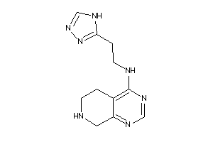 5,6,7,8-tetrahydropyrido[3,4-d]pyrimidin-4-yl-[2-(4H-1,2,4-triazol-3-yl)ethyl]amine