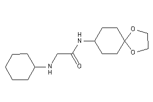 2-(cyclohexylamino)-N-(1,4-dioxaspiro[4.5]decan-8-yl)acetamide