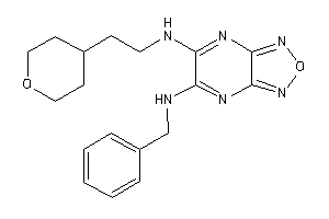Benzyl-[6-(2-tetrahydropyran-4-ylethylamino)furazano[3,4-b]pyrazin-5-yl]amine