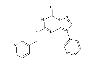 8-phenyl-2-(3-pyridylmethylthio)-3H-pyrazolo[1,5-a][1,3,5]triazin-4-one
