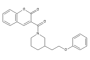 3-[3-(2-phenoxyethyl)piperidine-1-carbonyl]coumarin