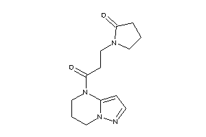 1-[3-(6,7-dihydro-5H-pyrazolo[1,5-a]pyrimidin-4-yl)-3-keto-propyl]-2-pyrrolidone