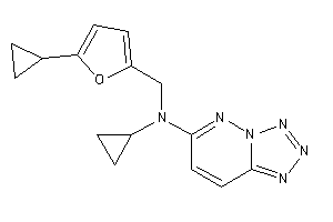 Cyclopropyl-[(5-cyclopropyl-2-furyl)methyl]-(tetrazolo[5,1-f]pyridazin-6-yl)amine