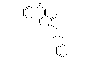 2-[(4-keto-1H-quinoline-3-carbonyl)amino]acetic Acid Phenyl Ester