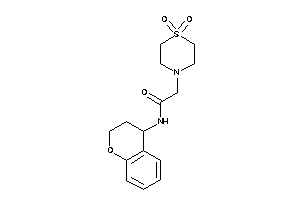 N-chroman-4-yl-2-(1,1-diketo-1,4-thiazinan-4-yl)acetamide