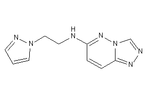 2-pyrazol-1-ylethyl([1,2,4]triazolo[3,4-f]pyridazin-6-yl)amine