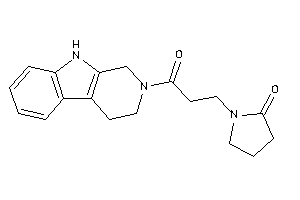 Image of 1-[3-keto-3-(1,3,4,9-tetrahydro-$b-carbolin-2-yl)propyl]-2-pyrrolidone
