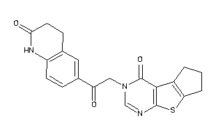 [2-keto-2-(2-keto-3,4-dihydro-1H-quinolin-6-yl)ethyl]BLAHone