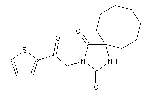 Image of 3-[2-keto-2-(2-thienyl)ethyl]-1,3-diazaspiro[4.7]dodecane-2,4-quinone