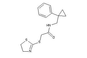 N-[(1-phenylcyclopropyl)methyl]-2-(2-thiazolin-2-ylthio)acetamide