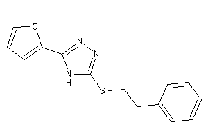 3-(2-furyl)-5-(phenethylthio)-4H-1,2,4-triazole