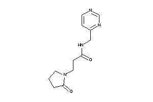 3-(2-ketopyrrolidino)-N-(4-pyrimidylmethyl)propionamide