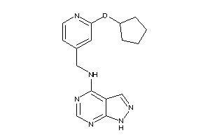 [2-(cyclopentoxy)-4-pyridyl]methyl-(1H-pyrazolo[3,4-d]pyrimidin-4-yl)amine