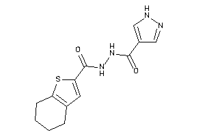 N'-(4,5,6,7-tetrahydrobenzothiophene-2-carbonyl)-1H-pyrazole-4-carbohydrazide