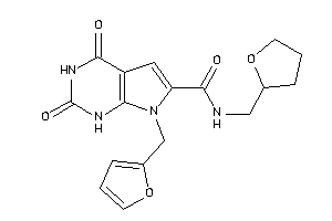 7-(2-furfuryl)-2,4-diketo-N-(tetrahydrofurfuryl)-1H-pyrrolo[2,3-d]pyrimidine-6-carboxamide