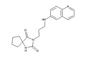 3-[3-(6-quinolylamino)propyl]-1,3-diazaspiro[4.4]nonane-2,4-quinone