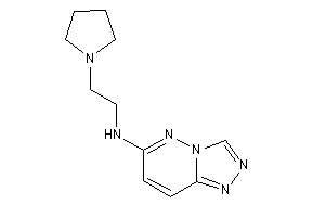 Image of 2-pyrrolidinoethyl([1,2,4]triazolo[3,4-f]pyridazin-6-yl)amine