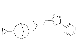 N-(7-cyclopropyl-7-azabicyclo[3.3.1]nonan-9-yl)-3-[3-(2-pyrimidyl)-1,2,4-oxadiazol-5-yl]propionamide