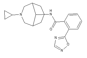 Image of N-(7-cyclopropyl-7-azabicyclo[3.3.1]nonan-9-yl)-2-(1,2,4-oxadiazol-5-yl)benzamide