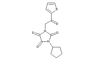 1-cyclopentyl-3-[2-keto-2-(2-thienyl)ethyl]imidazolidine-2,4,5-trione