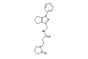 3-(2-ketopyrrolidino)-N-[(1-phenyl-5,6-dihydro-4H-cyclopenta[c]pyrazol-3-yl)methyl]propionamide